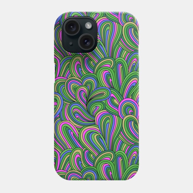 Green Loop Phone Case by colors