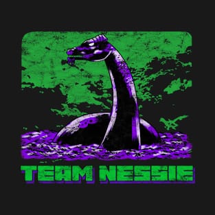 Distressed Team Nessie loch ness monster T-Shirt