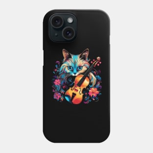 Siamese Cat Playing Violin Phone Case