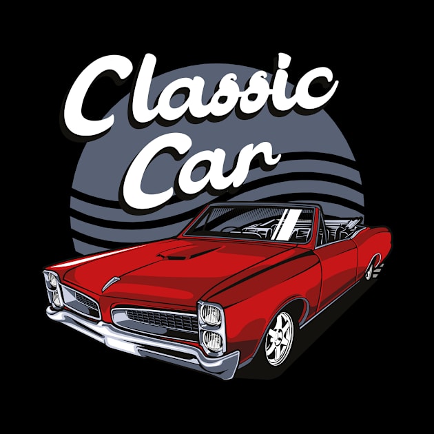 Classic Car by Foxxy Merch