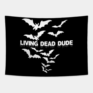 Living Dead Girl Gothic Vampire Twilight Grunge Punk Post Bats Wings Tapestry