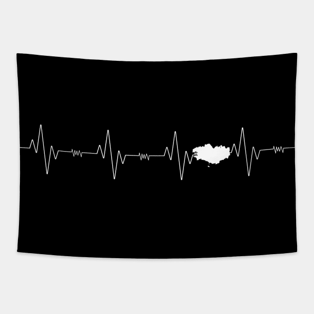 Breton Heartbeat Tapestry by Miranda Nelson