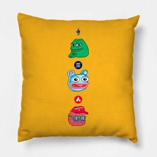 Meme Coin Token Pillow