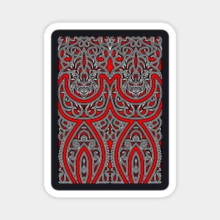 tribal batak motif 7 Magnet