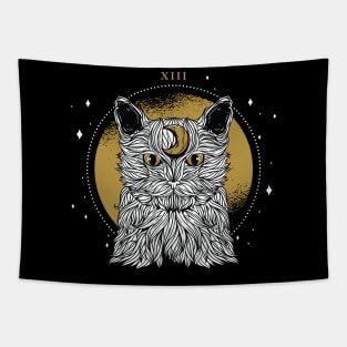 Moon Cat Tapestry