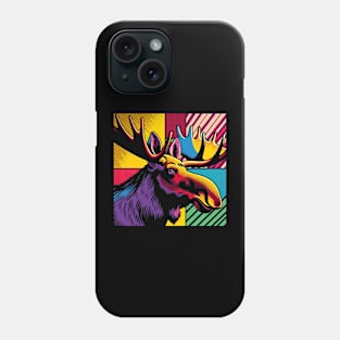 Majestic Moose Pop Art - Wilderness Statement Phone Case