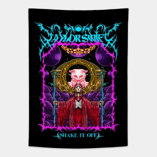 Taylor Swift Shake It Off Black Metal Tapestry