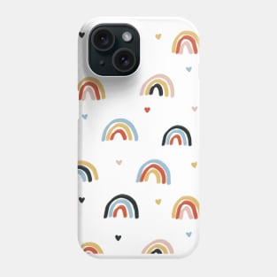 Happy colorful rainbow Phone Case