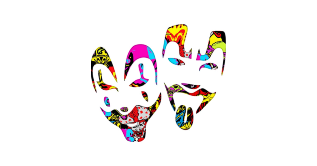 ICP Insane Clown Posse Face Paint Insane Clown Posse TShirt