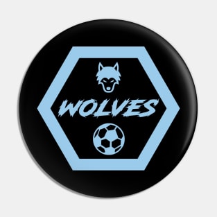 Wolves Soccer Pin