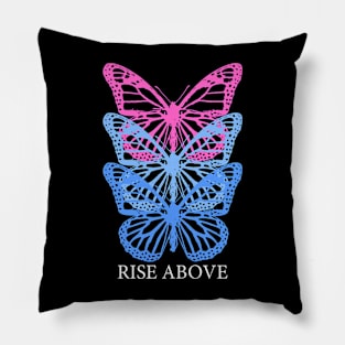 Rise Above Butterfly Pillow