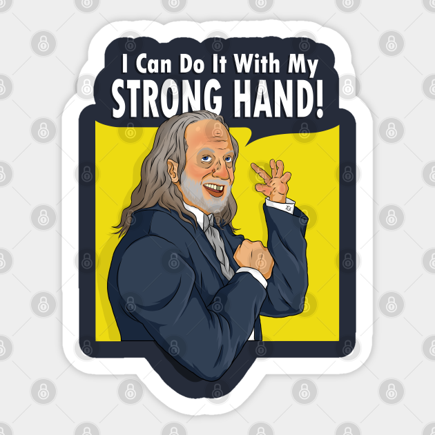 Strong Hand - We Can Do It - Sticker | TeePublic Strong Hand - We Can Do It - Sticker | TeePublic