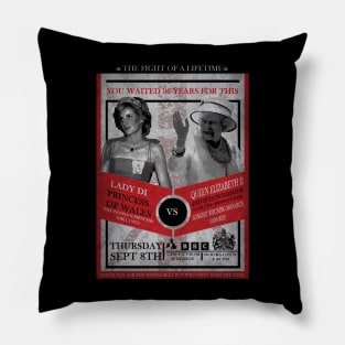 queen elizabeth ii vs lady di Pillow