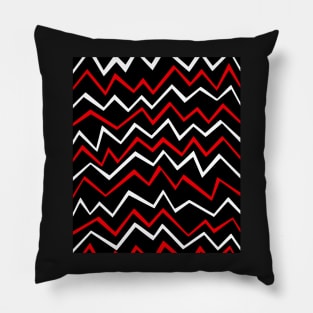 Zig Zag Black Pillow