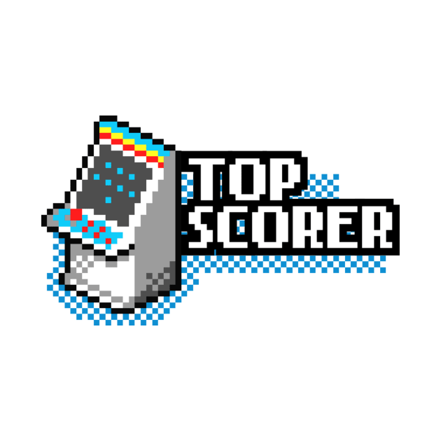 Pixel top scorer arcade by artlahdesigns