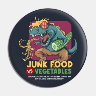 junkfood vs vegetables Pin