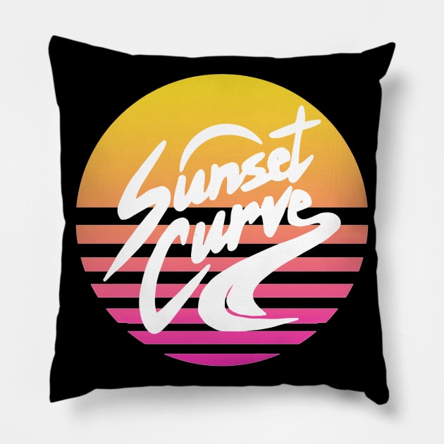 Julie and the phantoms sunset curve logo Pillow by yazriltri_dsgn