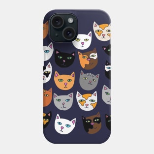 Crazy Cat Lady Pattern cats Phone Case