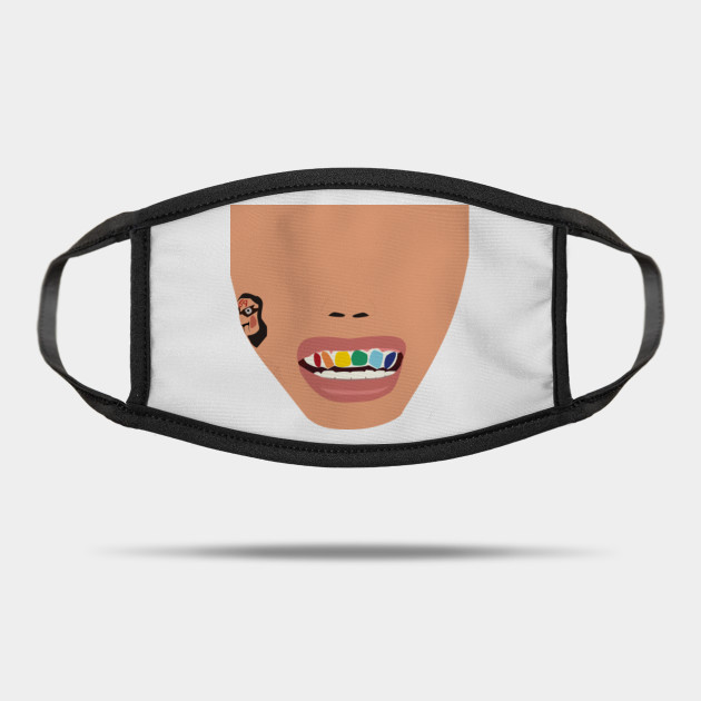 6ix9ine Tekashi Rainbow Snitch Song Face Mask 6ix9ine Mask