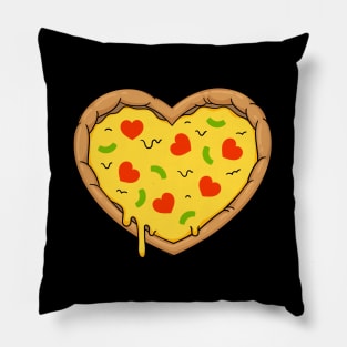 Pizza Shirt & Gifts: Say I Love Pizza With a Cute Pizza Heart for Pizza Lover Pillow