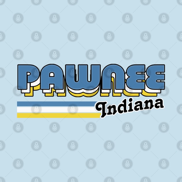 Pawnee, Indiana // Vintage Aesthetic Design by DankFutura