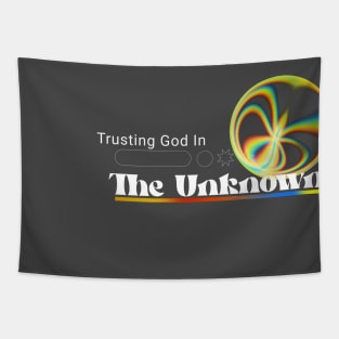 Trusting God In The Unknown Christian Quotes Feeling Good & Inspirational Tapestry