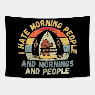 I hate morning people Tapestry