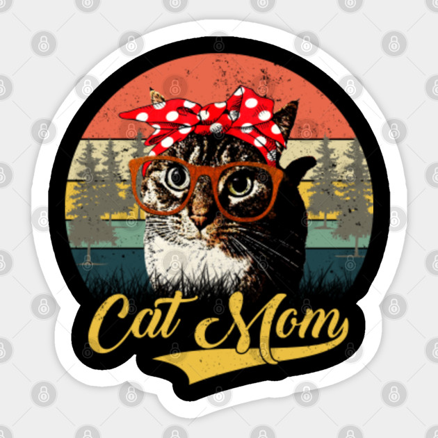 Vintage Cat Mom Cute Cat Mommy Mother S Day Gift For Cat Lovers