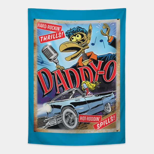 MST3K Mystery Science Rusty Barn Sign 3000 - Daddy-O Tapestry by Starbase79