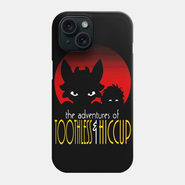 Adventures of Toothless & Hiccup Phone Case by TwistMedia