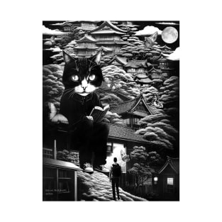 Japanese Literature Japan Animation Cat Lover Bookworm Gift T-Shirt