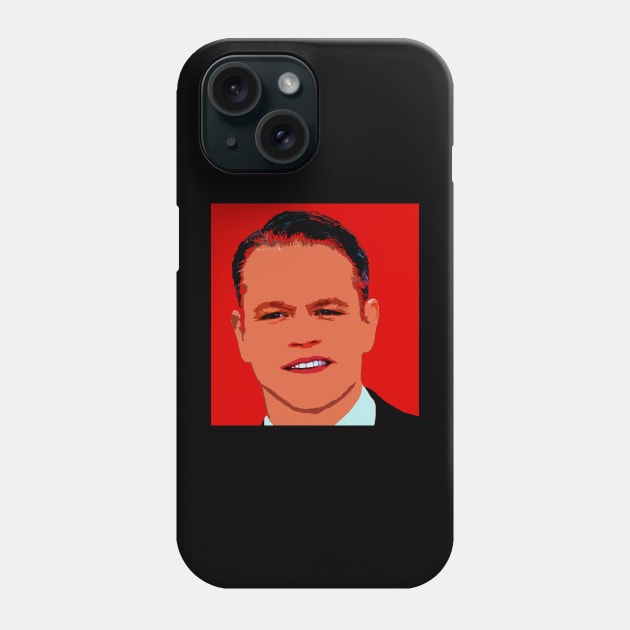 matt damon Phone Case by oryan80