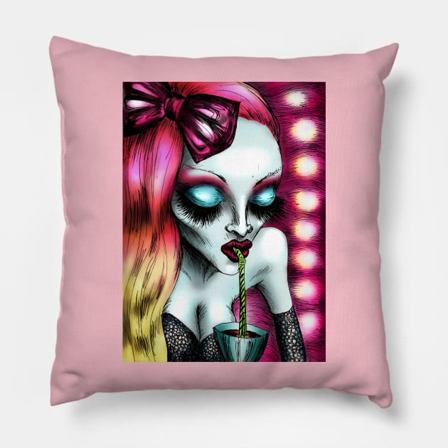 Dolly Bell Pillow by VeronicaLux