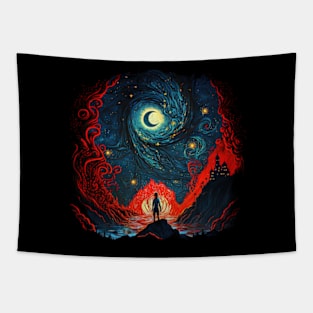 Starry Hell Tapestry