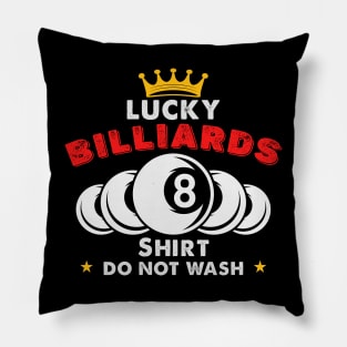 8 Ball 8 Pool Lucky Billiards Pillow