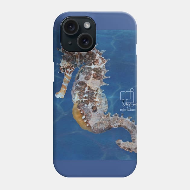 sea horse Phone Case by mjartscom