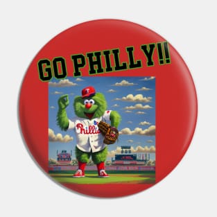 Phanatic Philadelphia Baseball Mascot  Hoodies Pin