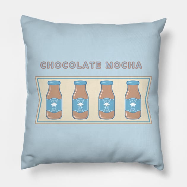 Chocolate Mocha Milk Pillow by Bav