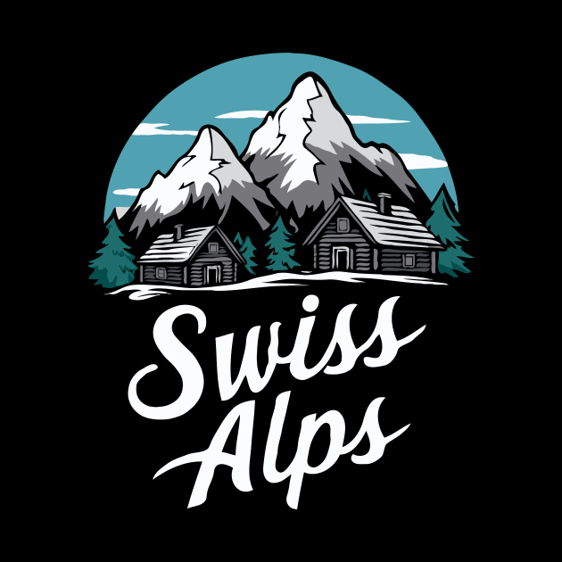 Swiss Alps. Retro by Chrislkf