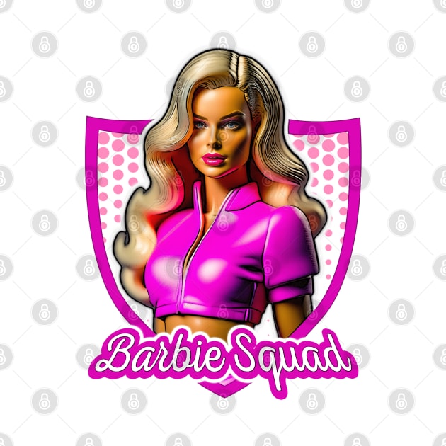 Barbie Squad-Barbie x Oppenheimer-Barbenheimer by Mr.PopArts