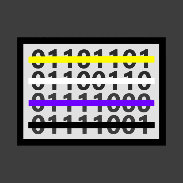 Discrete Nonbinary Flag Design by Khaos Kaine