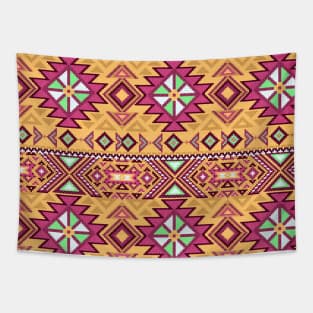 Ethnic pixel ornament #8 Tapestry