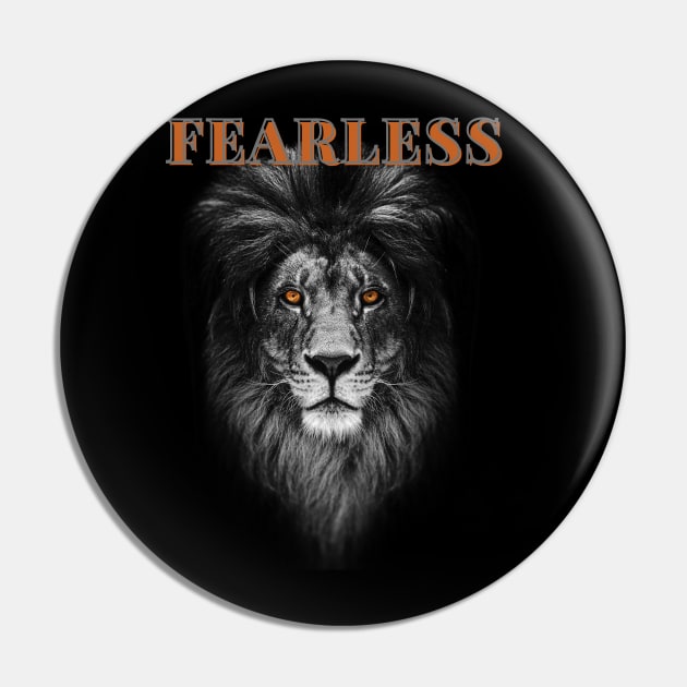 FEARLESS Pin by NTGraphics