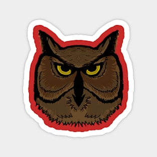 Great Horned Owl Magnet