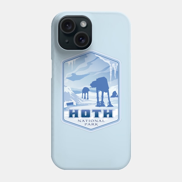 Hoth National Park Phone Case by MindsparkCreative