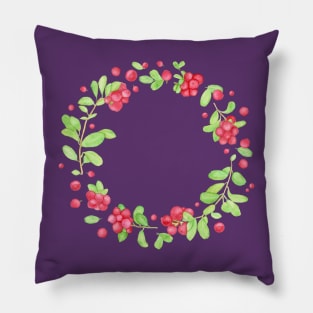 Red berries Pillow