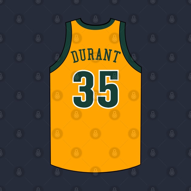 Kevin Durant Seattle Supersonics Jersey Qiangy by qiangdade