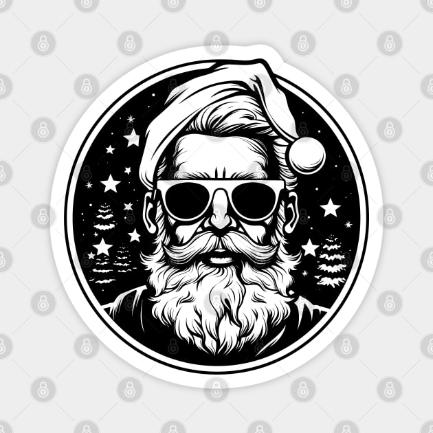 Santa Claus Magnet by MZeeDesigns