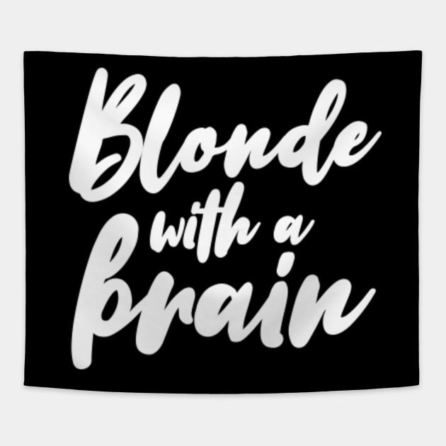 Blonde Hairstyle Quotes Gift I Blondie Hair Blonde Tapestry