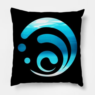 Hydro Element with underwater theme Pillow